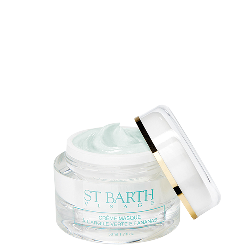 Green Clay & Pineapple Cream Mask 50ml Buy - Ligne St Barth